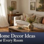 A living room with coordinated colors in decor and furniture.